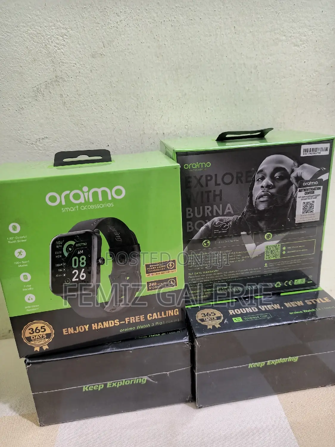 Oraimo Watch 3 Pro 1.83'' LCD IP68 Smart Watch