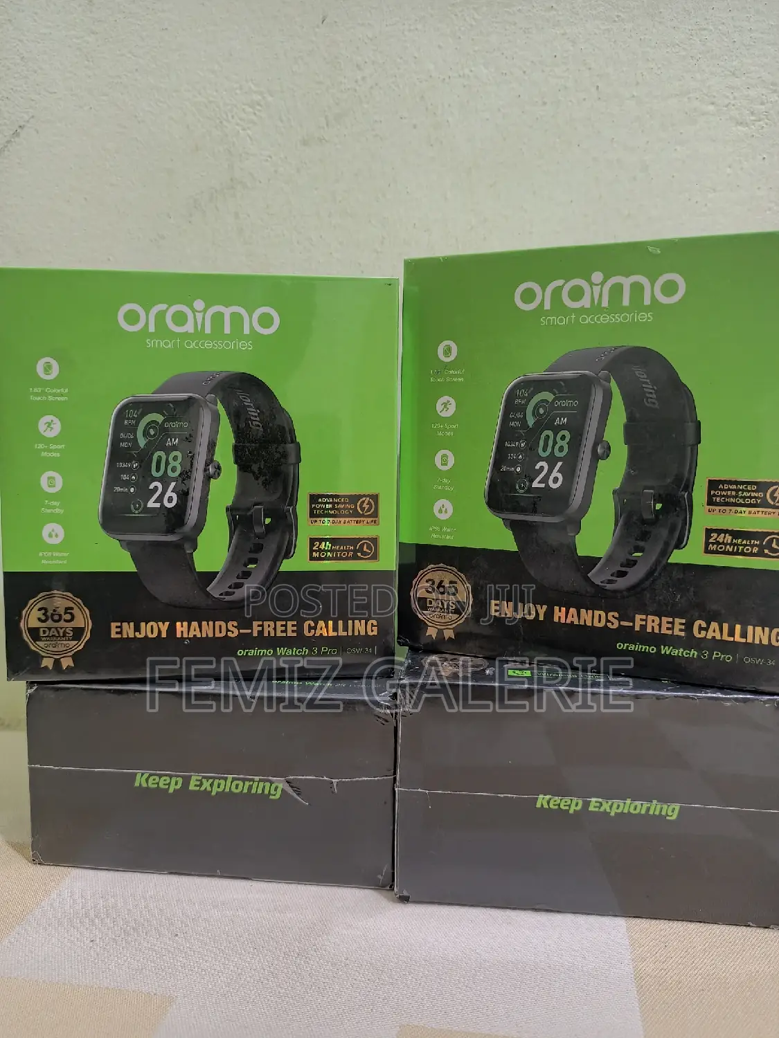 Oraimo Watch 3 Pro 1.83'' LCD IP68 Smart Watch