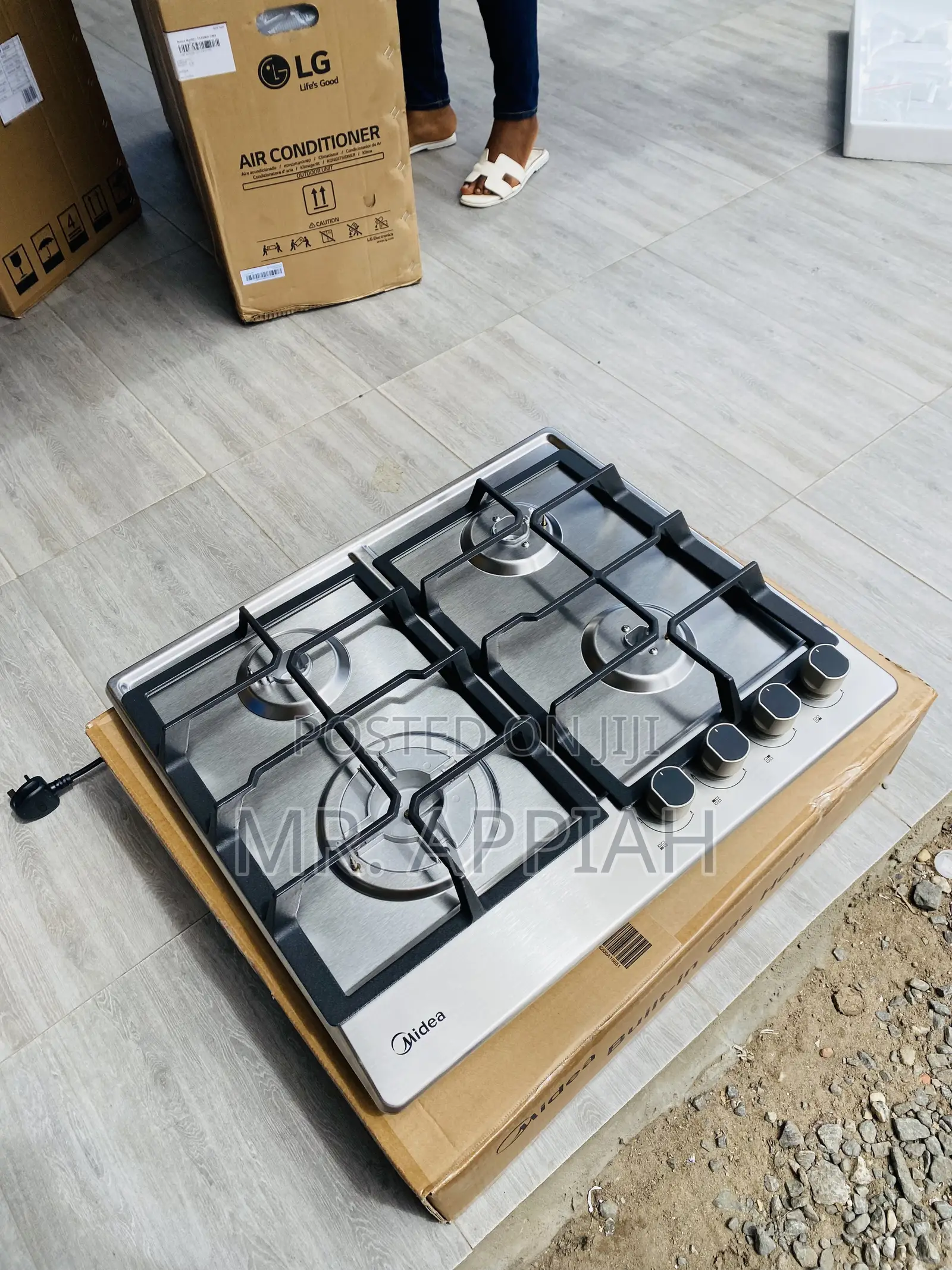 Shop Original Midea Built-in 4 Gas Hob(60g40me)Gray.