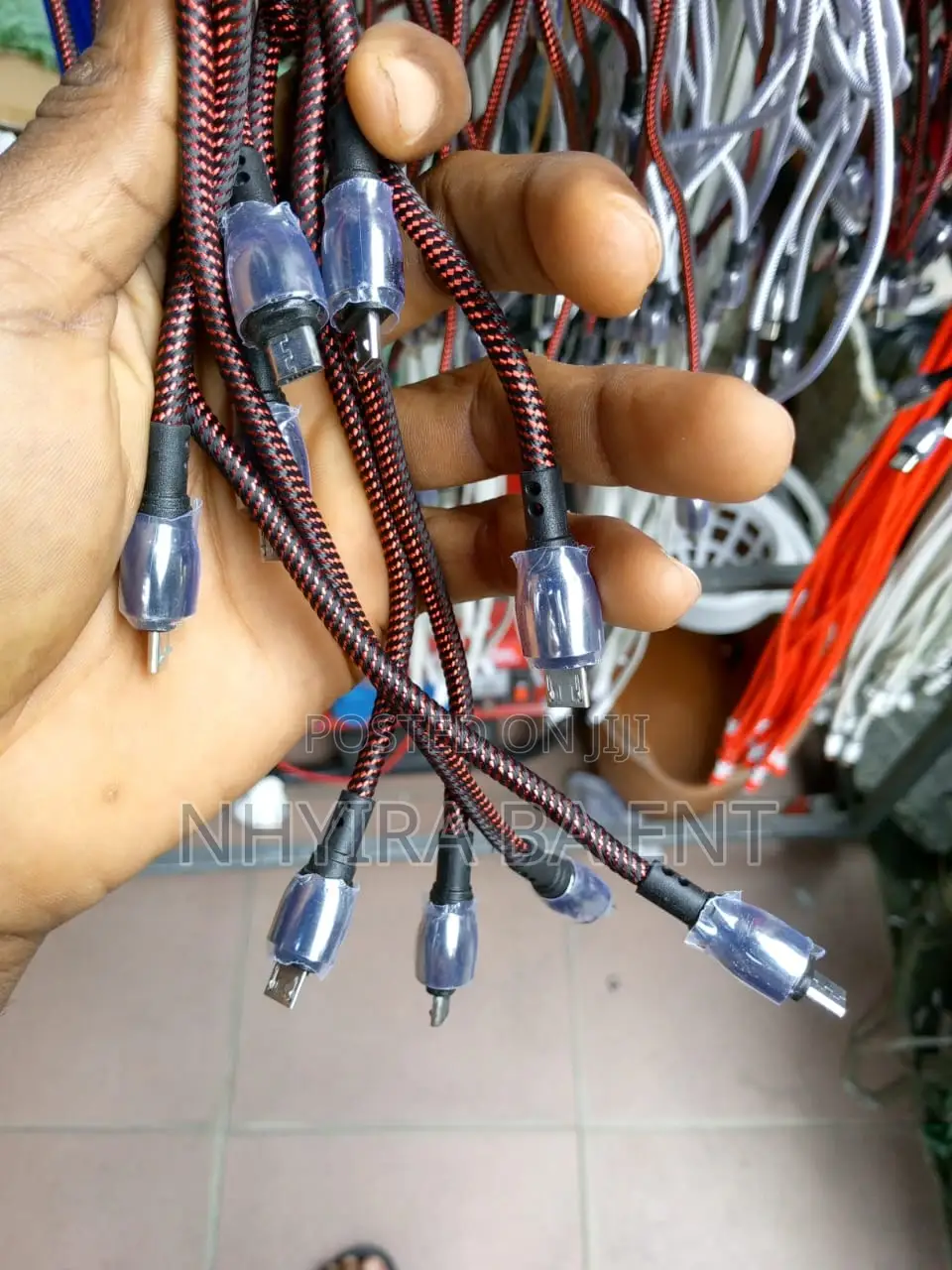 Original Chargers Available Type C, iPhone and Android
