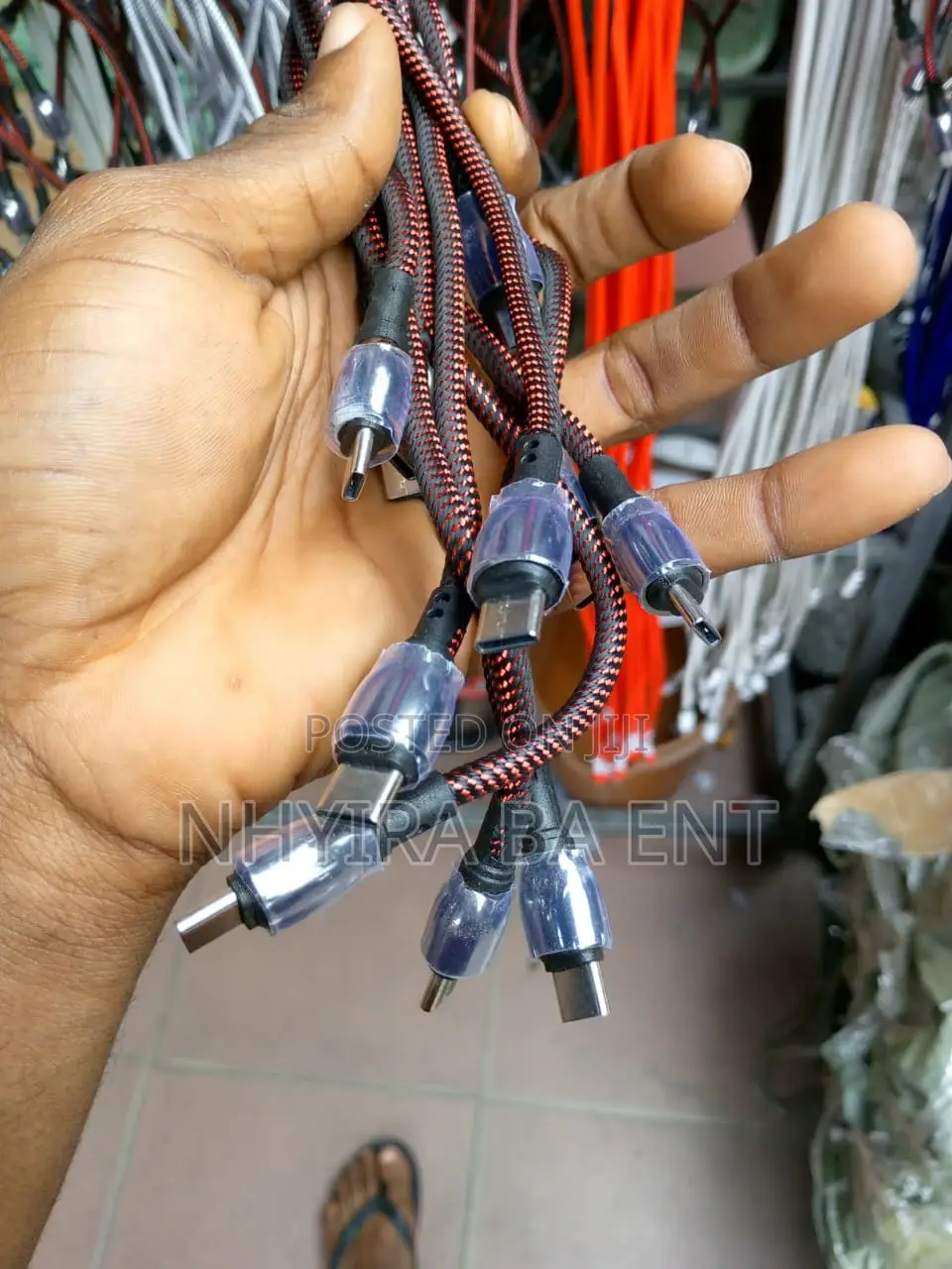 Original Chargers Available Type C, iPhone and Android