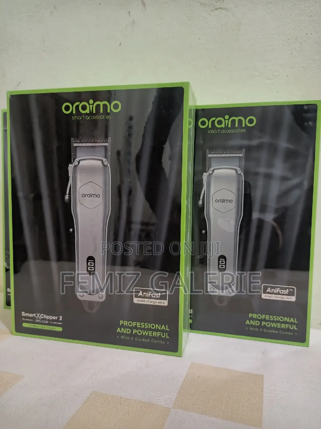 Oraimo Smart Clipper 2 - Silver Professional Hair Clipper