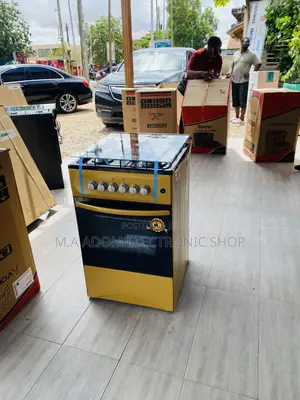 Volcano 50x50 4 Gas Burner With Oven and Grill(Gold).