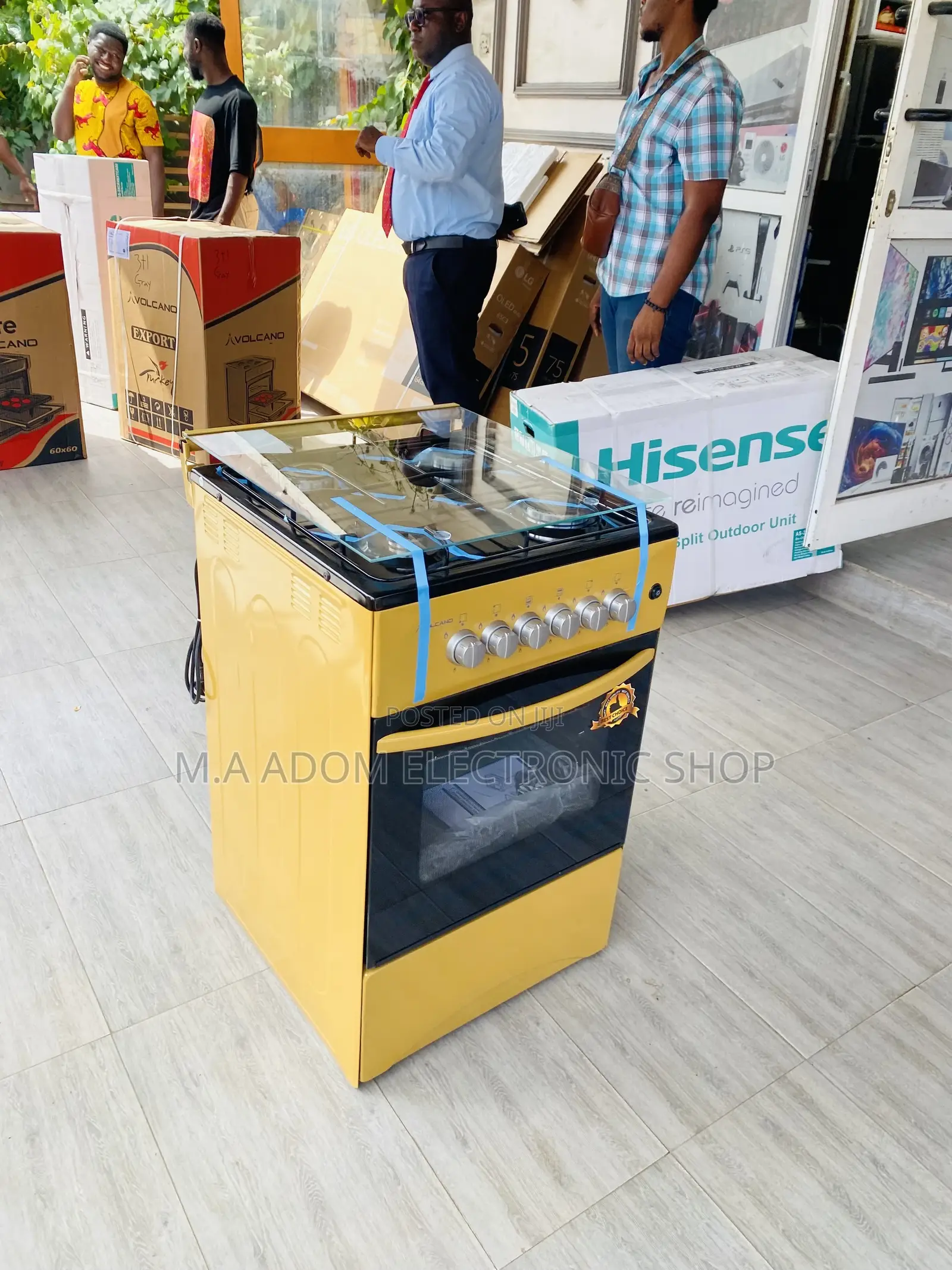 Buy Quality Volcano 50x50 Oven and Grill 4 Burner(Gold).