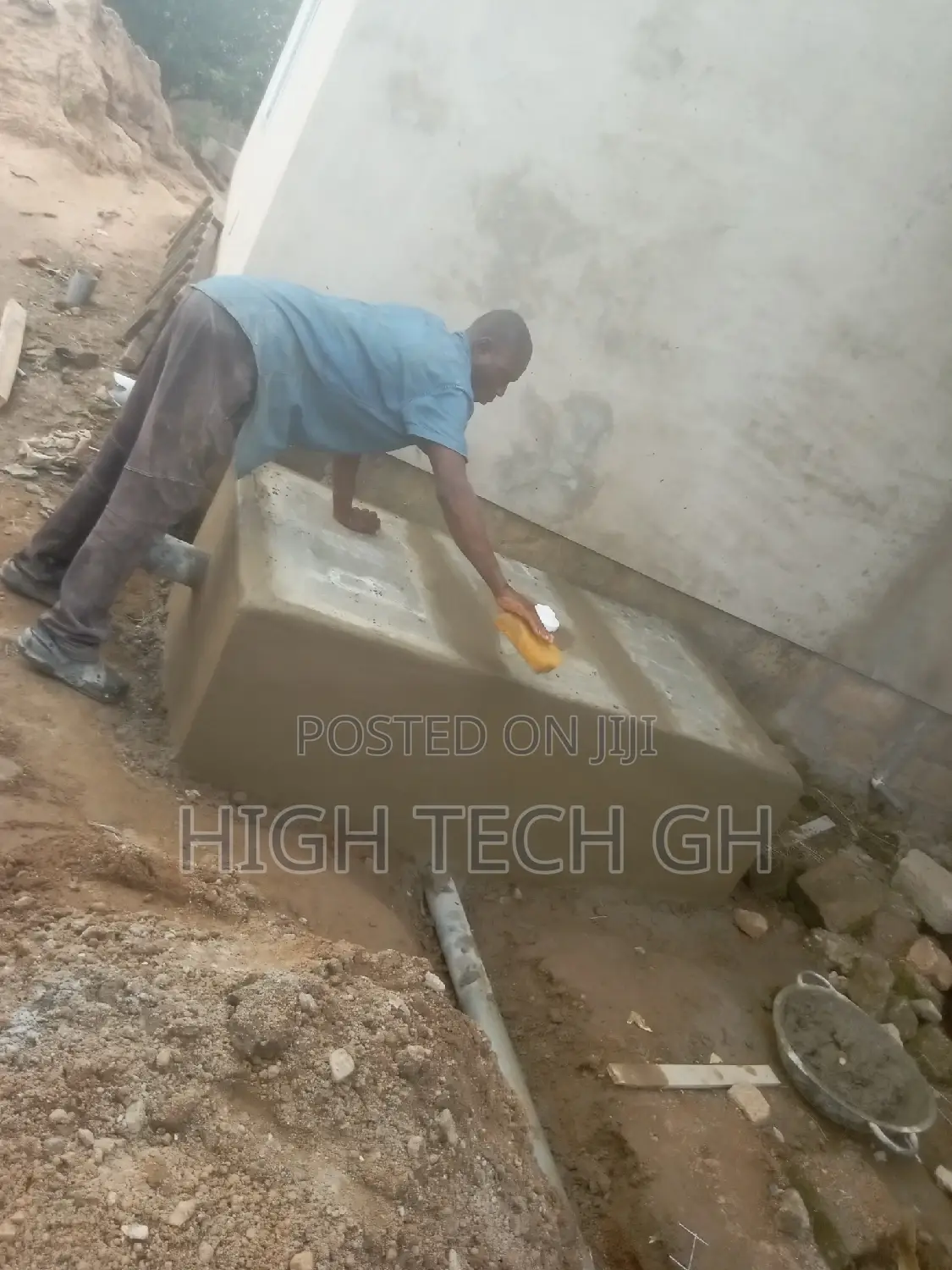 Installation of Biofil//Biogas Toilet Facility.
