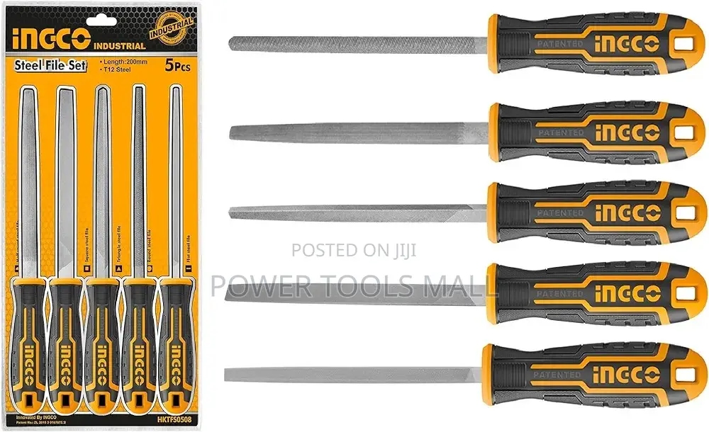 5 PCS Steel File Set