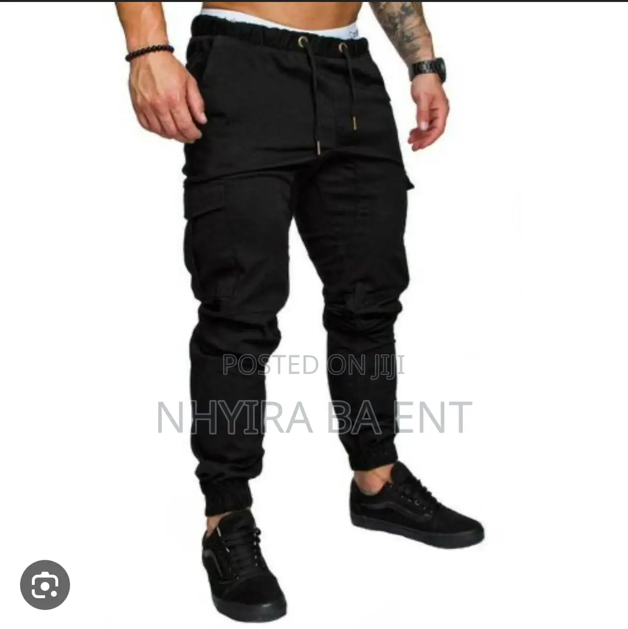 Black Island Khaki Bumper Trouser Available In Stock