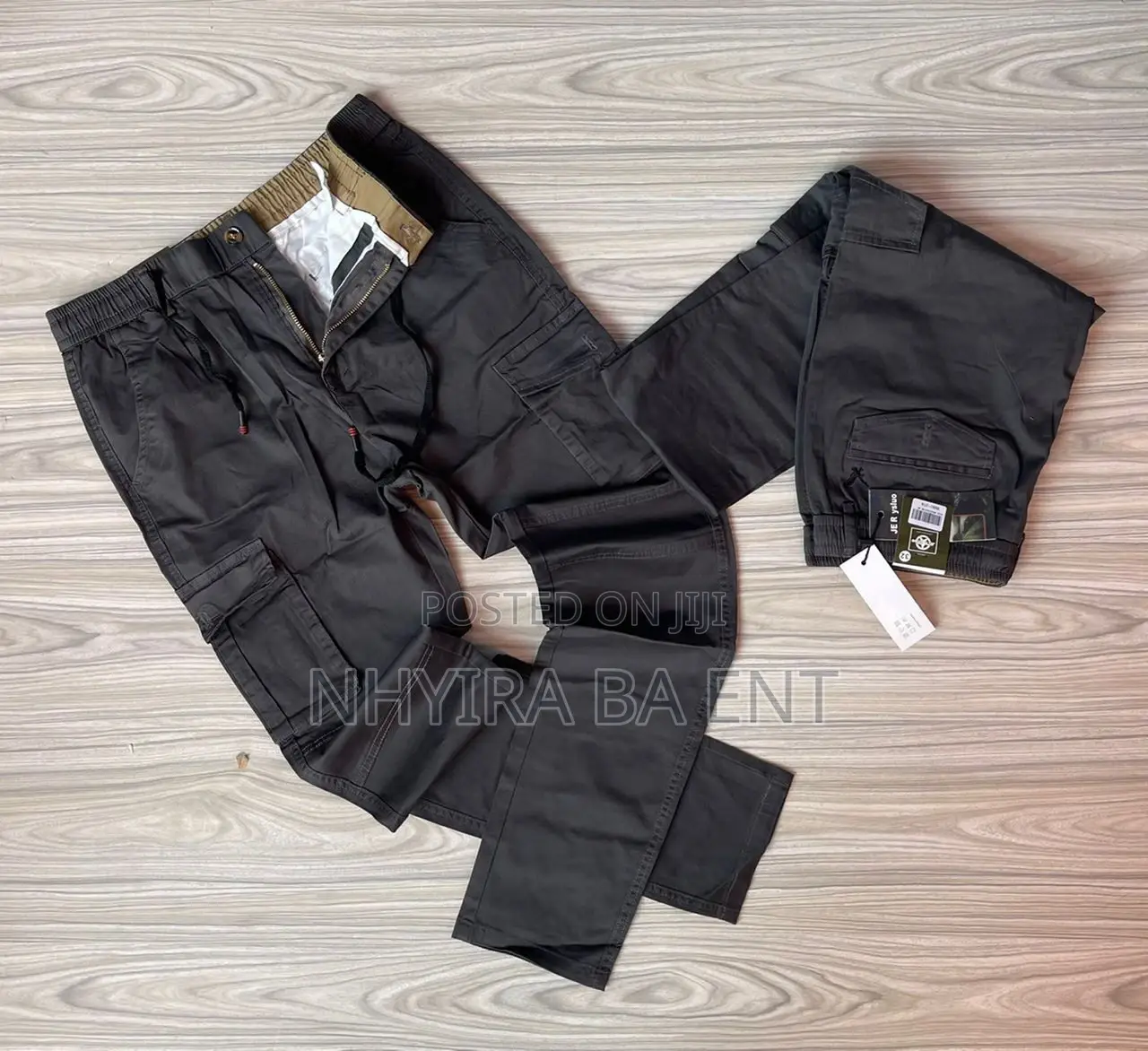 Black Island Khaki Bumper Trouser Available In Stock