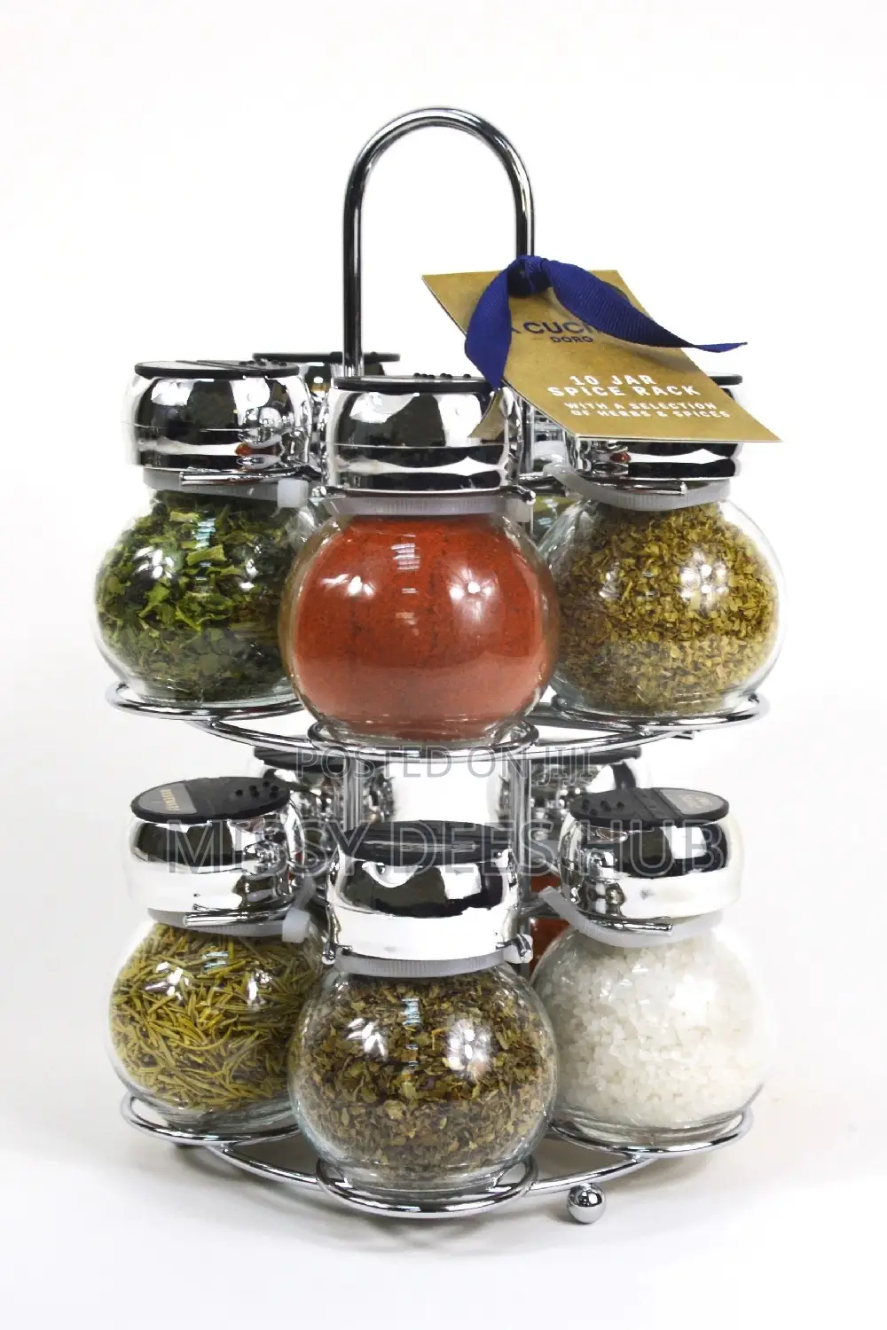 12 Jars Spice Rack With Spices