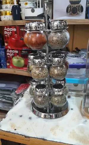 12 Jars Spice Rack With Spices
