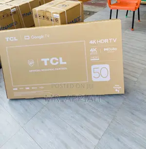 TCL HDR Google TV With Dolby Atmos(50P735)Black.
