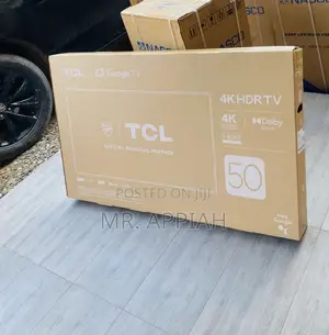 TCL HDR Google TV With Dolby Atmos(50P735)Black.