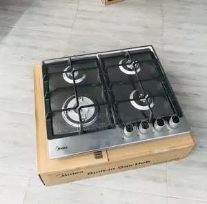 Boxed Midea 60G40ME 4 Hobs Gray Cooker