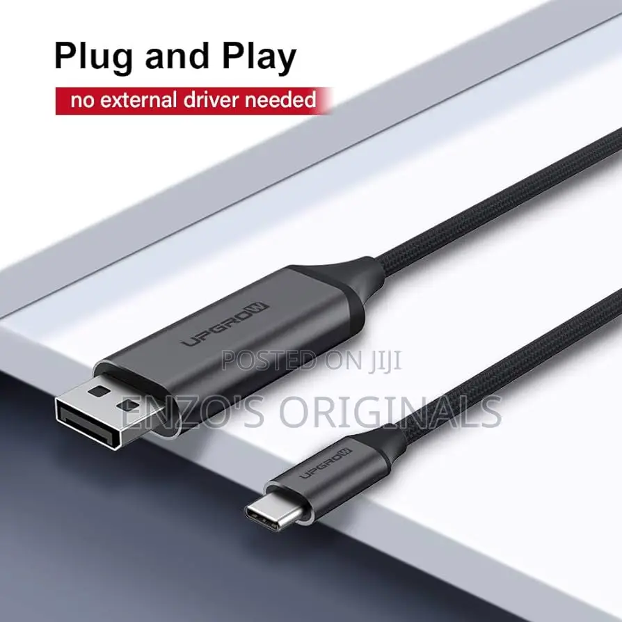 Type-c To Dp Usb-c To Display Port Cable Upgrow Branded New