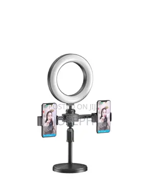 6 Inches Ring Light With 2 Phone Holder Tiktok Live