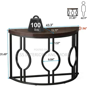 Console Table (Half Moon)