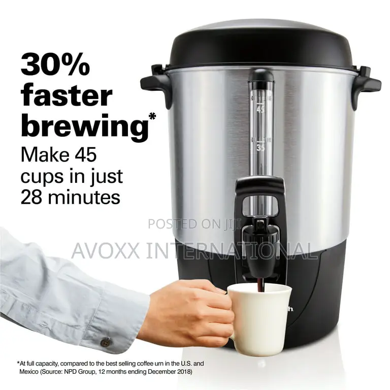 Hamilton Beach Fast Brew Coffee Urn Model 40521 in Adenta Kitchen