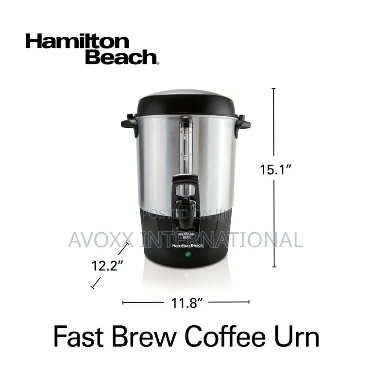 Hamilton Beach Fast Brew Coffee Urn Model #40521