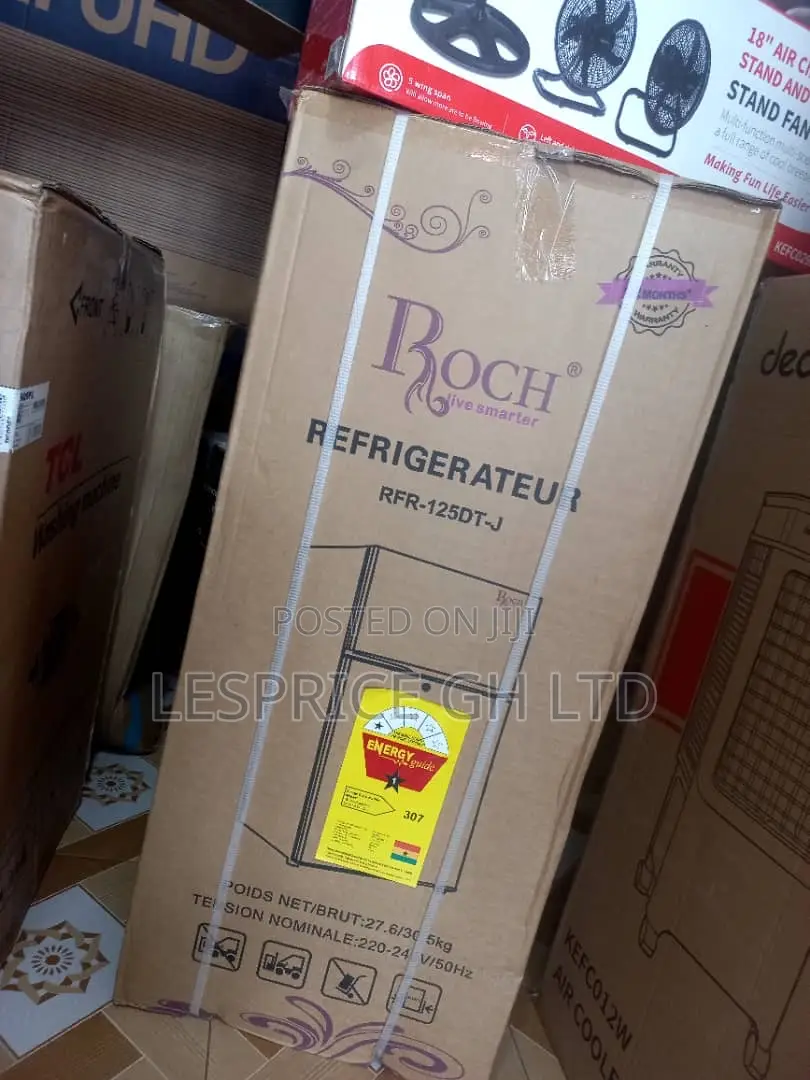 Roch 125L Double Door Fridge