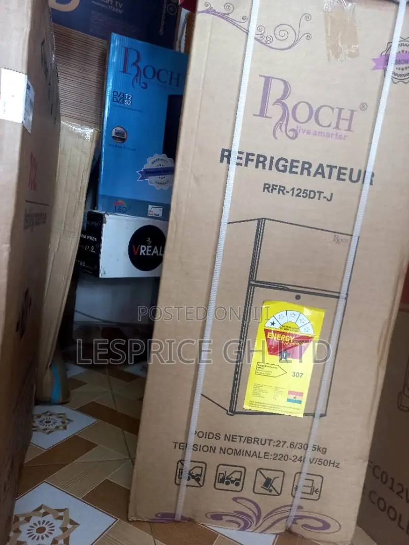 Roch 95L Double Door Fridge