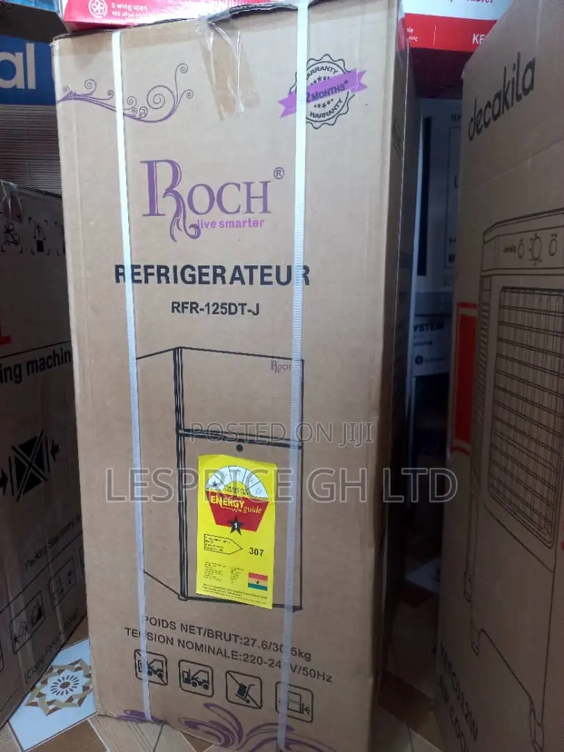 Brand New~Roch 125 Double Door Fridge