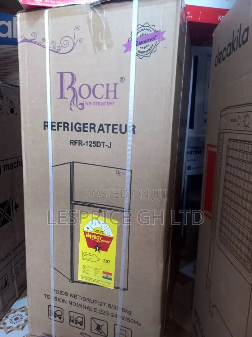 Roch 125 Double Door Refrigerator