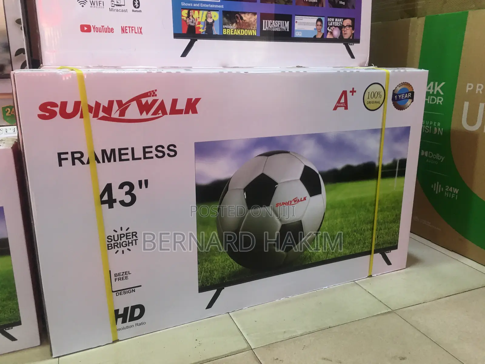 Authentic Sunny Walk 43” Digital Satellite Tv