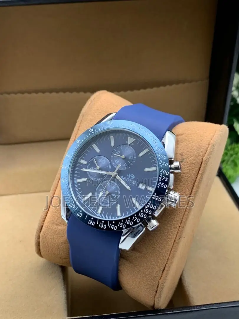 Bestwin Rubber Strap Chronograph Is Watch