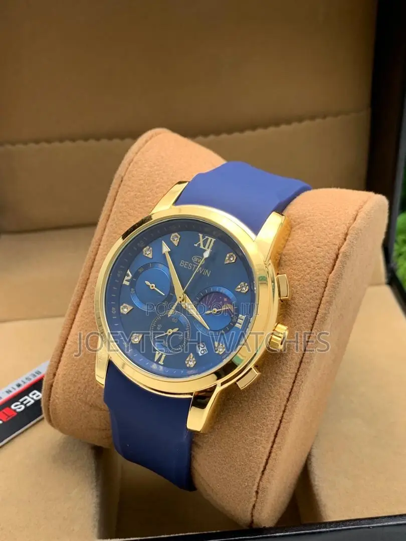 Bestwin Rubber Strap Chronograph Is Watch