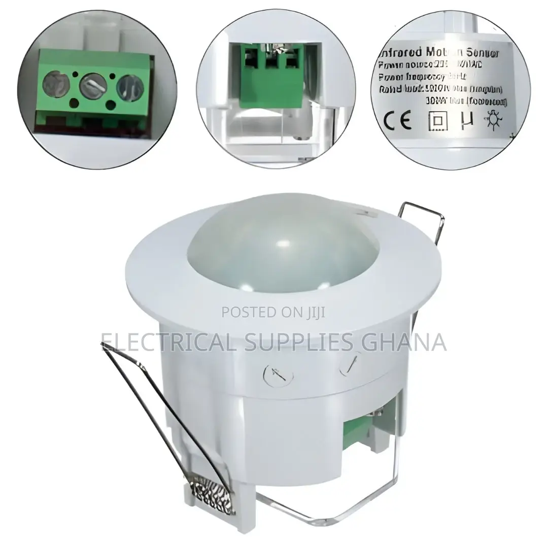 Ceiling Motion Sensor 220vac Surface/Flush Mount