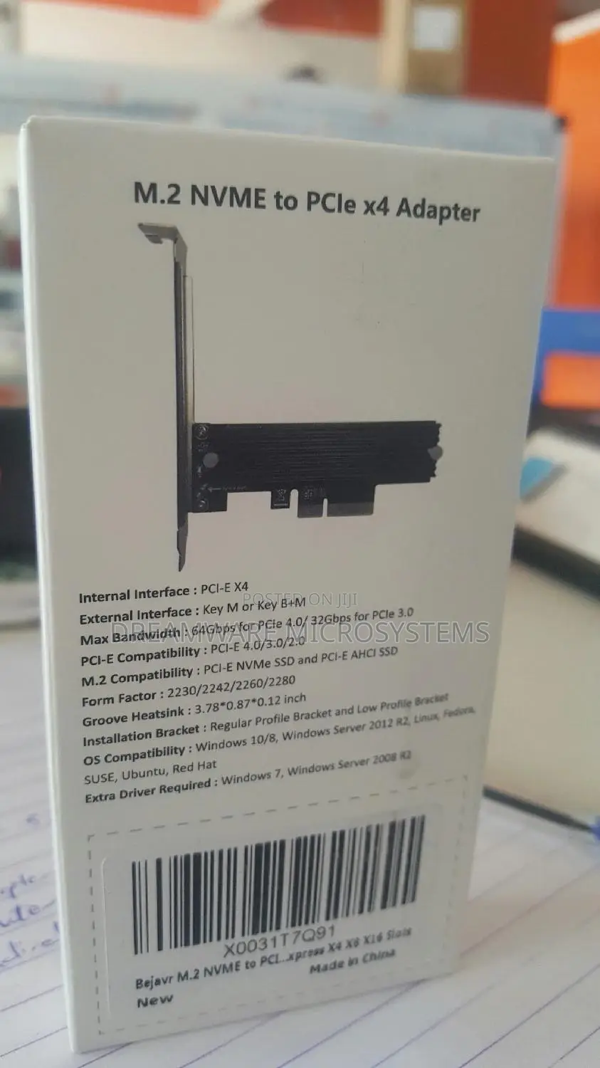 M.2 NVME Pcie Adapter For Ssds M.2