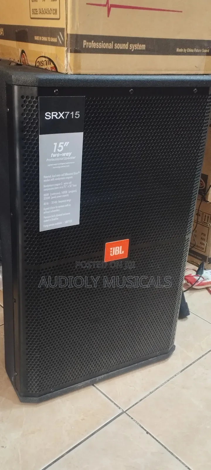 JBL Srx715 15inches Short Range Speakers (1pair)