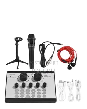 Microphone With Sound Card