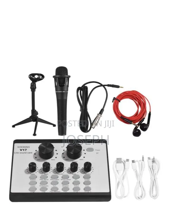 Microphone With Sound Card