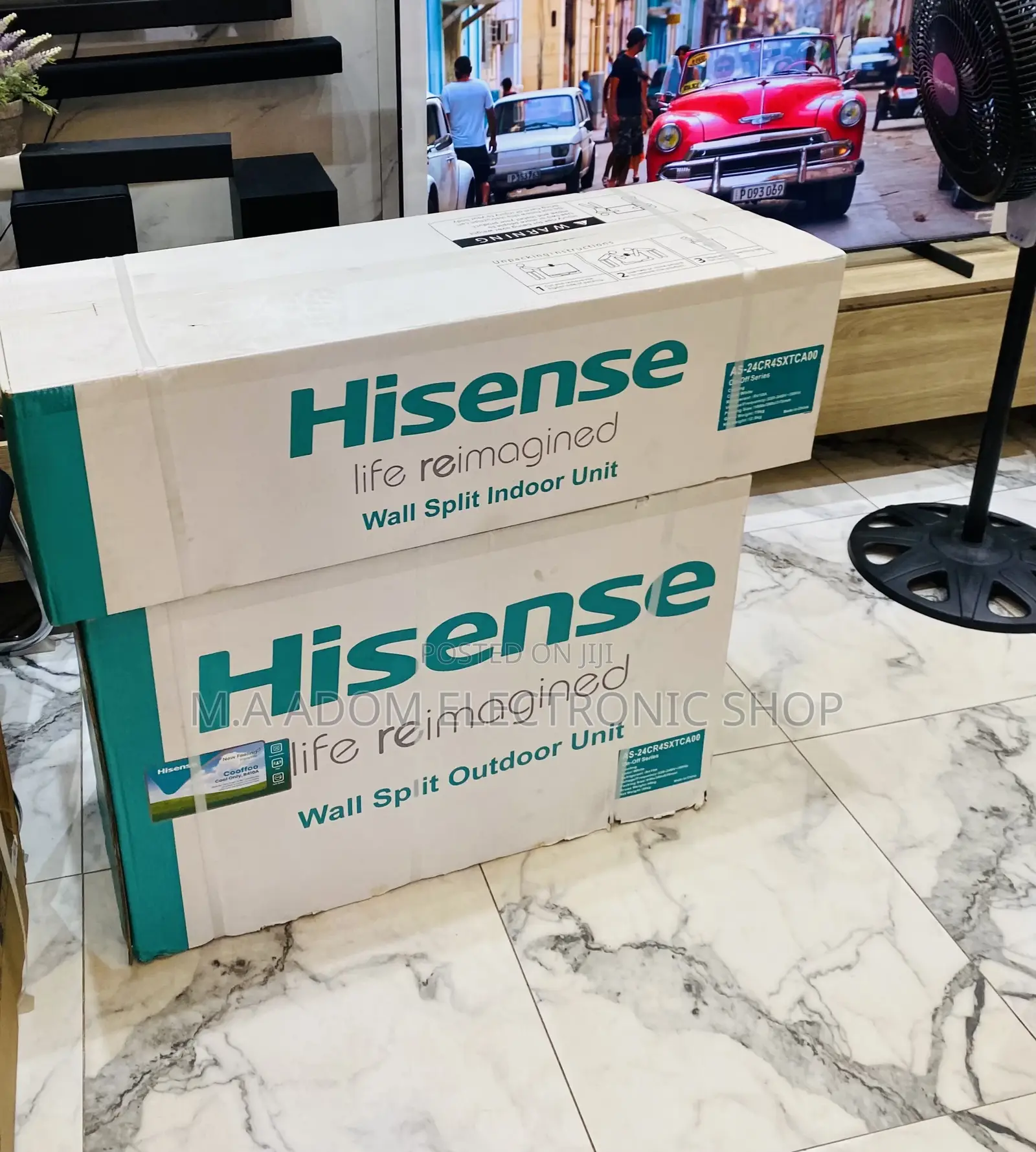 Affordable Hisence Split Type R410 1.5hp Air Conditioner.