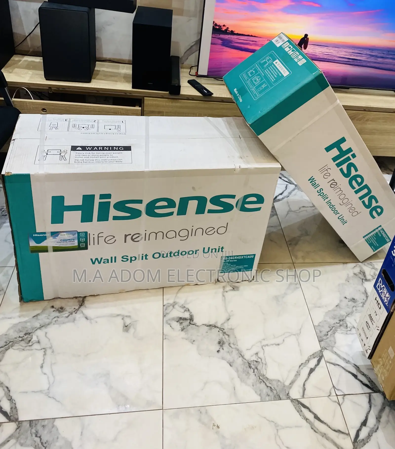 Shop Original Hisence Split Type R410 Gas 1.5hp Ac(White).