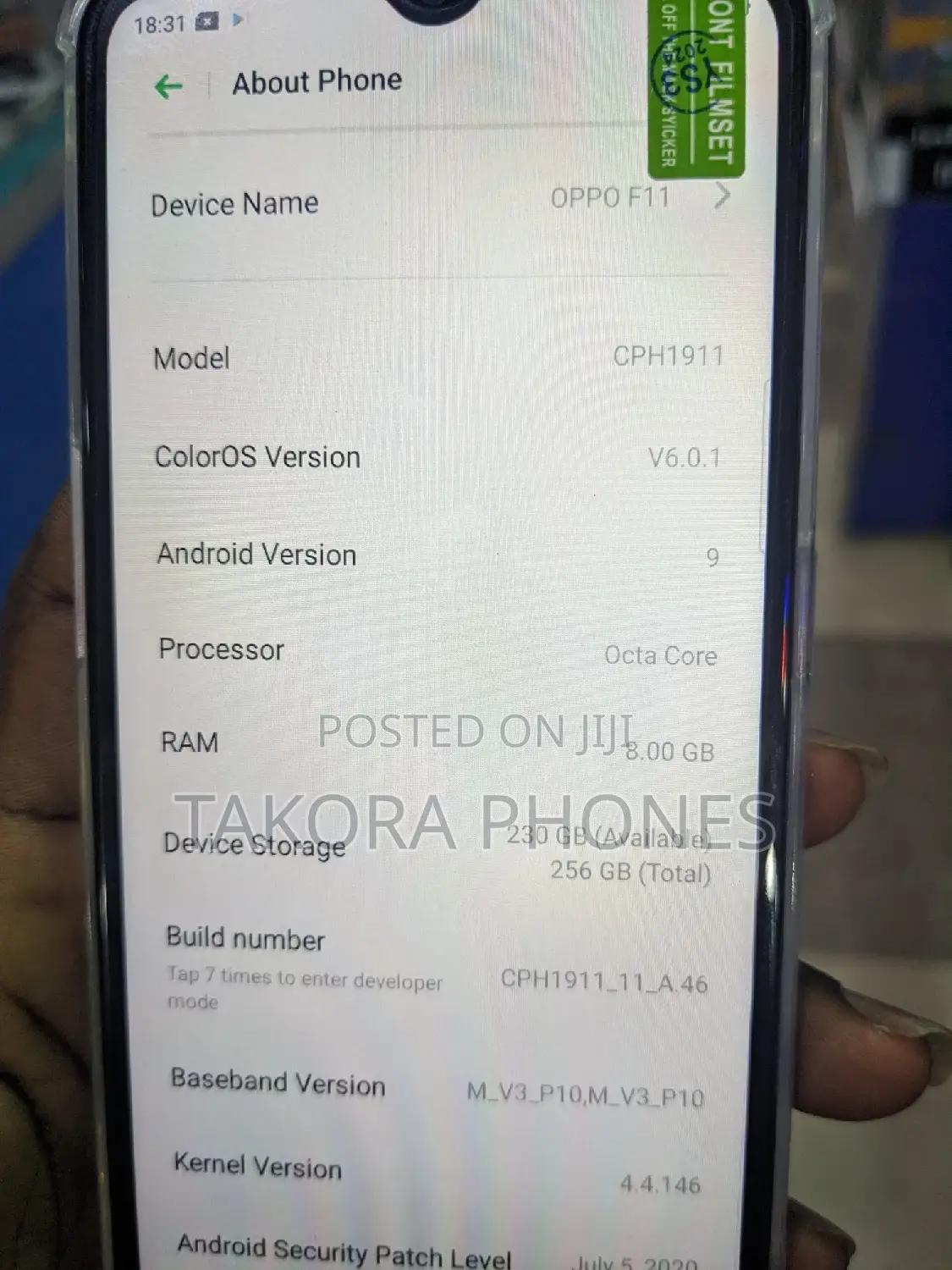 Oppo F11 256 GB White
