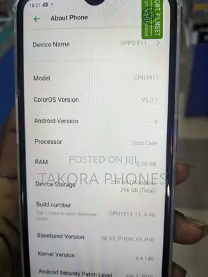 Oppo F11 256 GB White