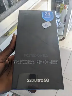 New Samsung Galaxy S20 Ultra 5G 256 GB Black