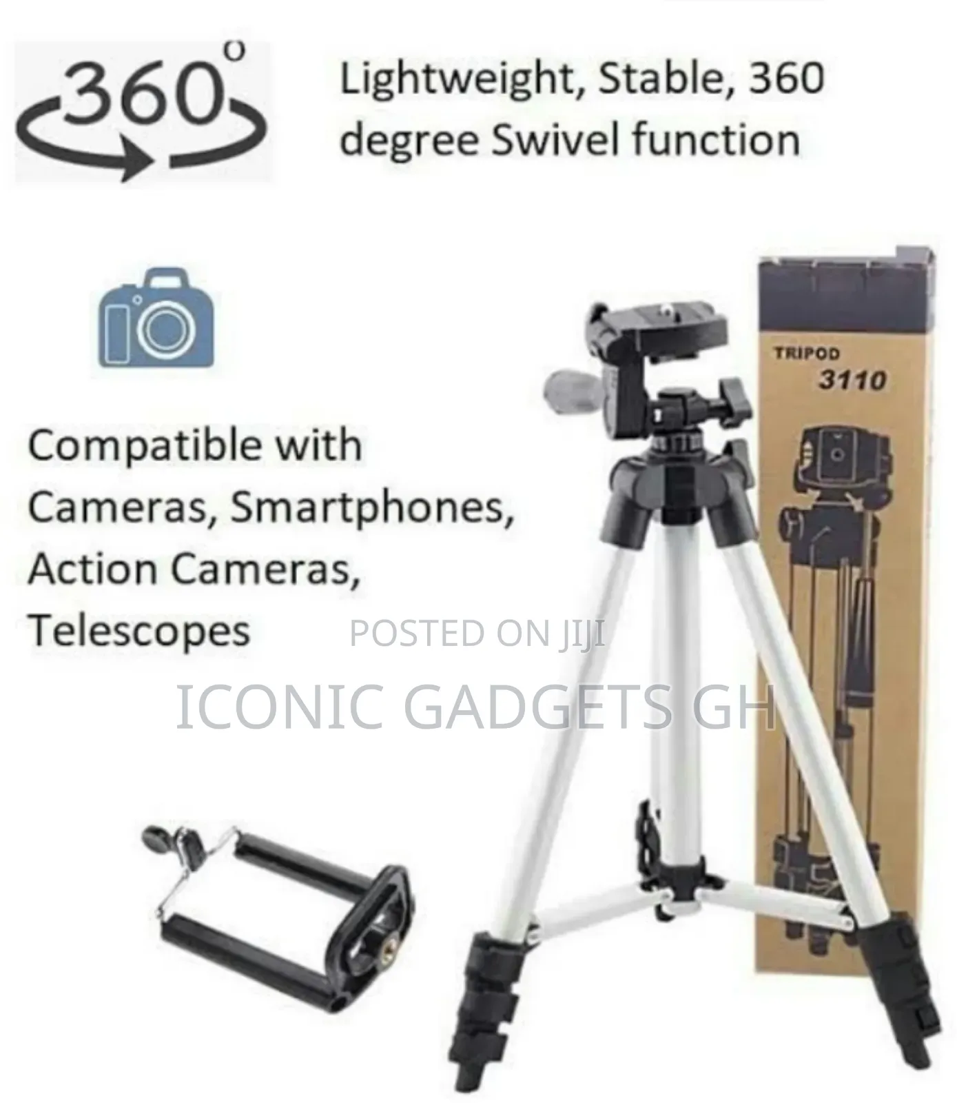 Quick Setup 3110 Tripod for on-the-Go Shoots”
