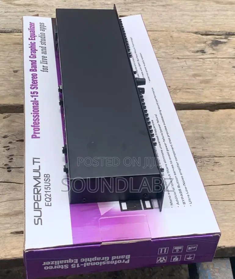 SUPERMULTI EQ215USB Professional 15 Stereo Band Equalizer
