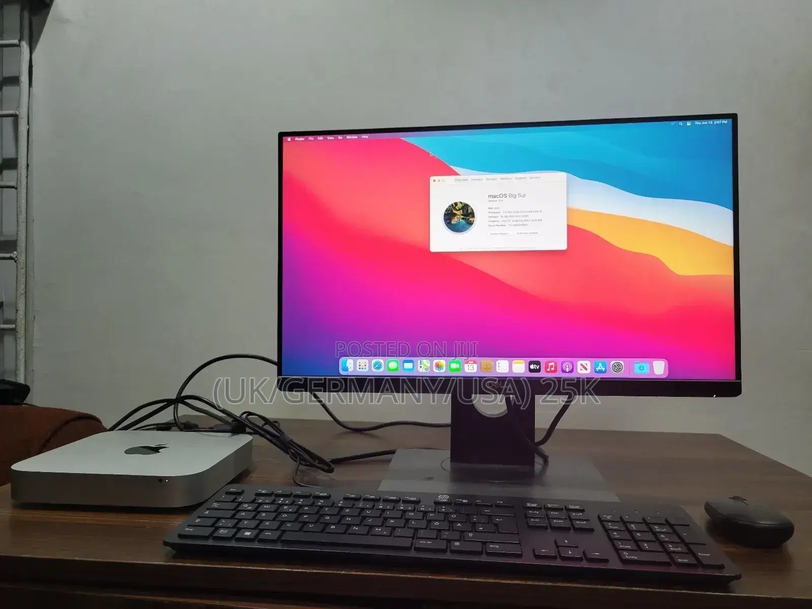 Desktop Computer Apple Mac Mini 16GB Intel Core i5 SSD 256GB