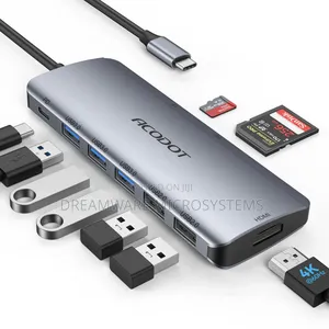 Usb C Hub, Acodot 9 in 1 Usb C to at 60hz Hdmi Adapter
