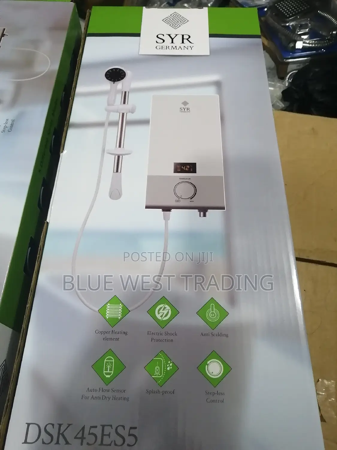 Syr Instant Water Heater With Digital Temperature Display