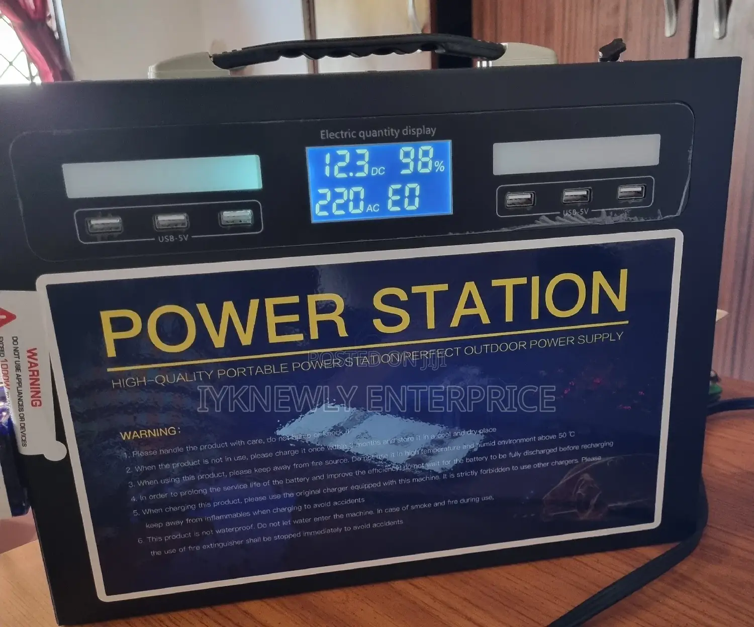 Vanpa( Zelar 1000watts) Powerbank(High Capacity ) Fridge