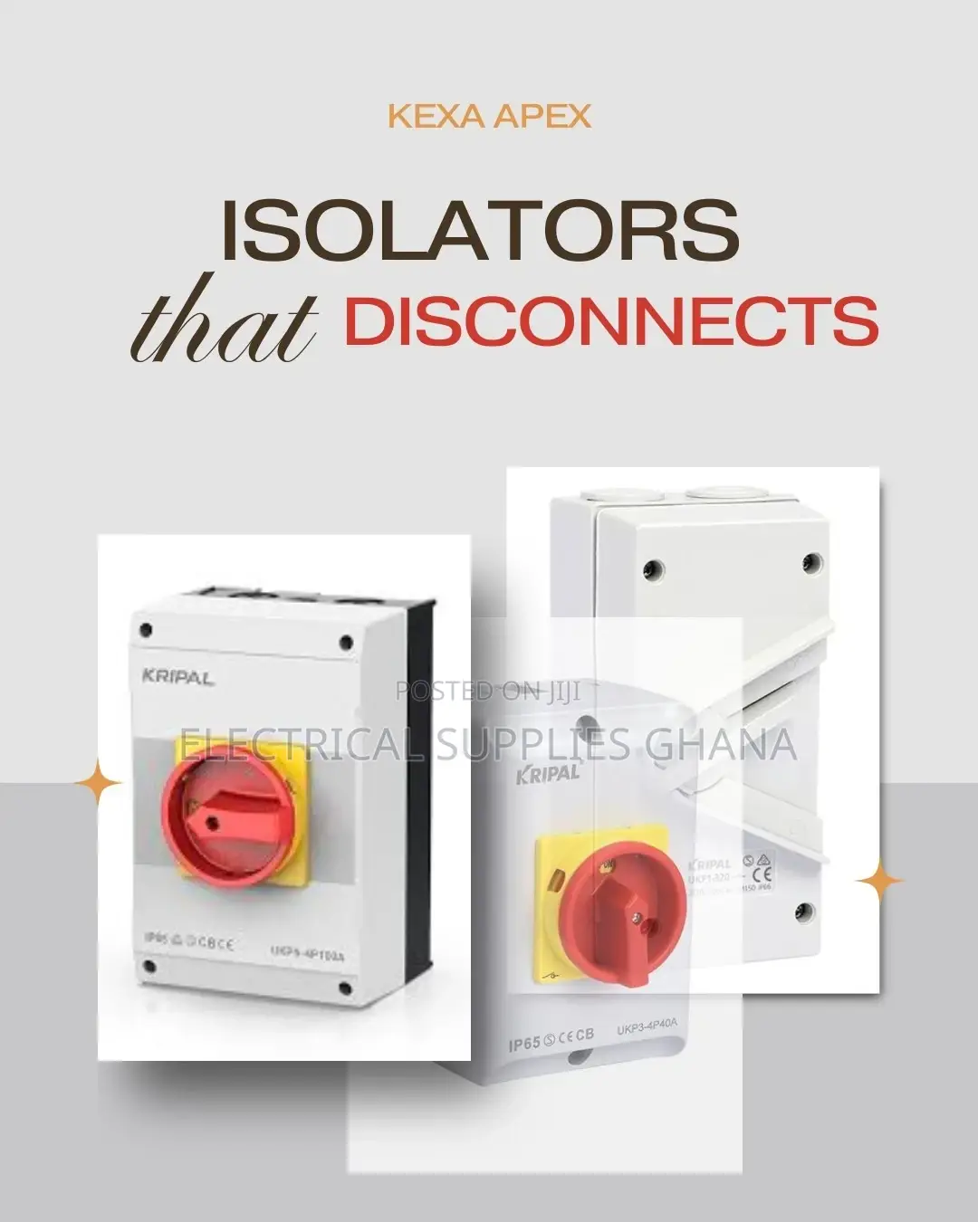 Kripal Isolator Switch Station 3p / 4p