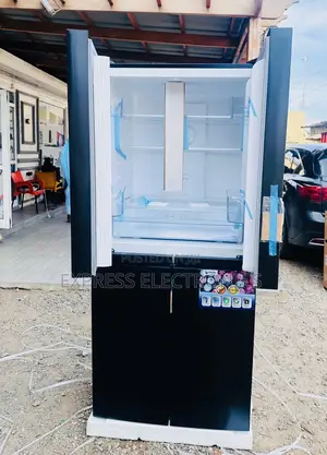 Adjustable Temperature Pf 550bss Fridge Side by Side
