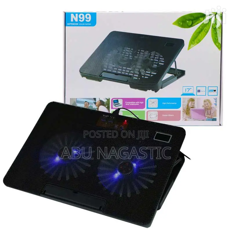 N99 Laptop Cooling Pad Fan 12-17 Inches