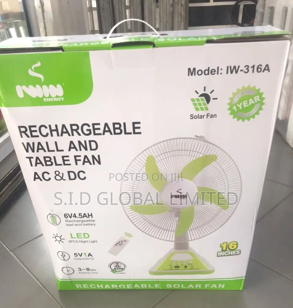 Not Your Regular Rechargeable Fan