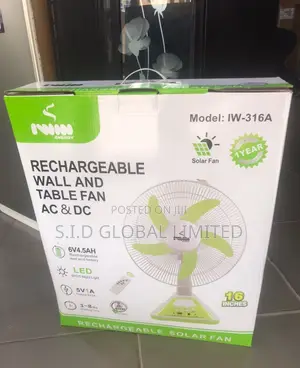 Shop Original Rechargeable Solar Fan
